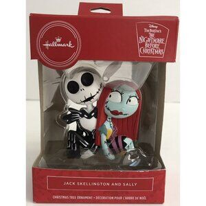 Disney Nightmare Before Christmas Hallmark Ornament Jack Skellington & Sally
